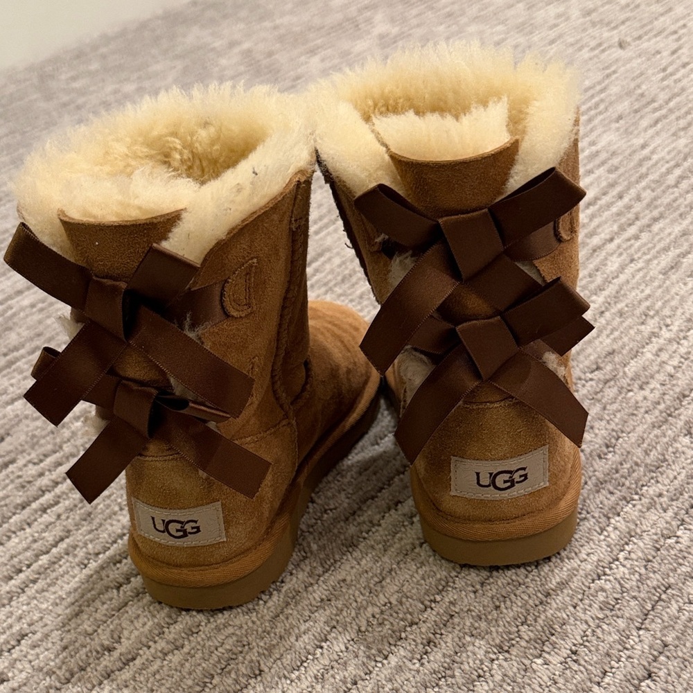 UGG Brown Boots with Bows